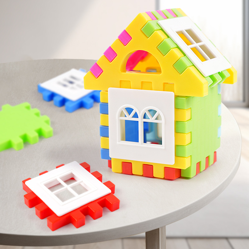 Nuevos bloques de construcción grandes bloques de construcción de Casa de partículas grandes cuadrados niños ensamblados Juguetes Educativos de jardín de infantes al por mayor