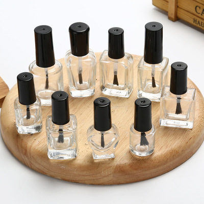 15ML Glass essential oil bottles 10ML Separate bottling 5ML Glass brush bottle 3ML Nail Oil empty bottle Deploy Vial