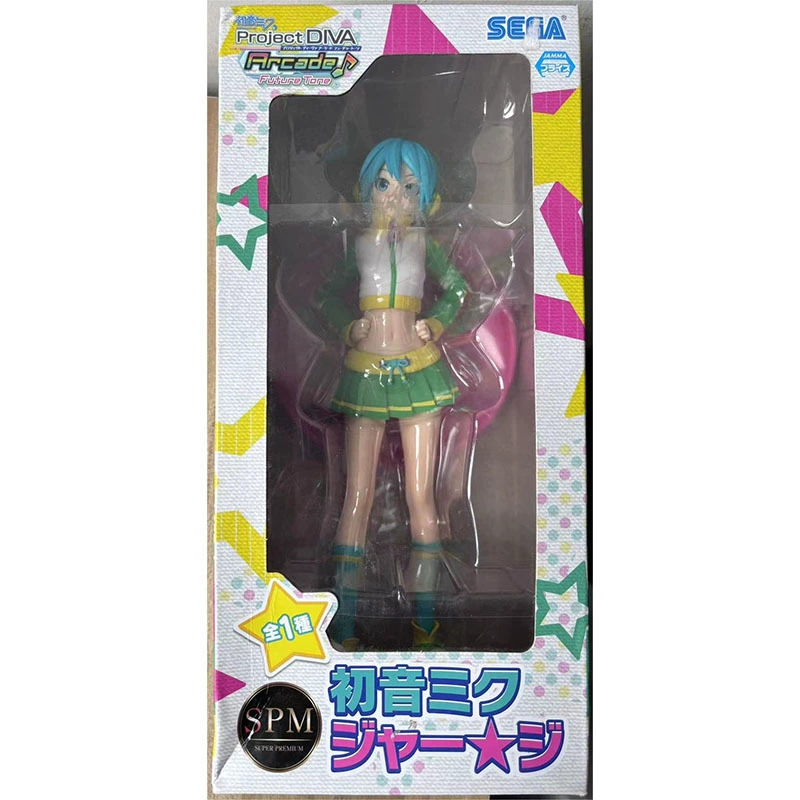 Оригинальная и подлинная костюм SEGA Hatsune Miku Рождество зимнее платье сценическое костюм мировой план сцены фигурка
