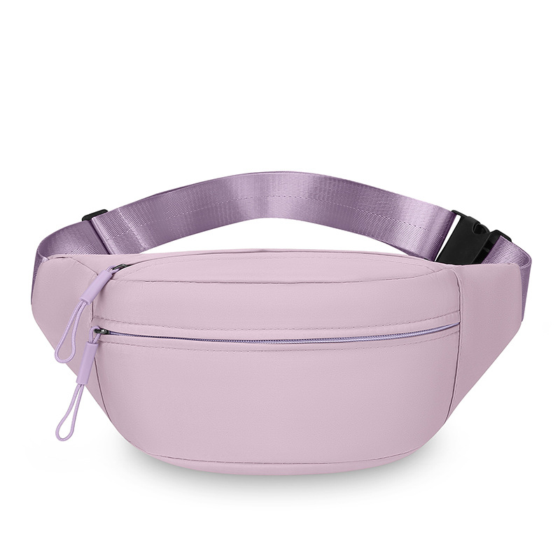 Bolso de cintura de color sólido para mujeres simple viaje ocio mochila de hombro bolso de teléfono móvil deportivo portátil al aire libre bolso de pecho de moda moda