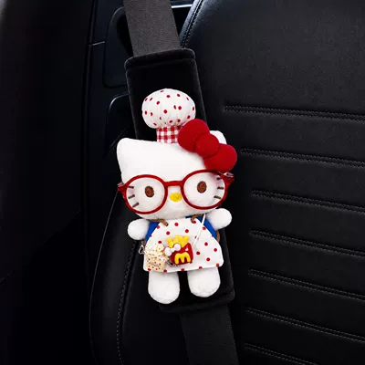 Set for Women, Seat belt shoulder pad - shoulder-cover-french-fries-adult-kt-single