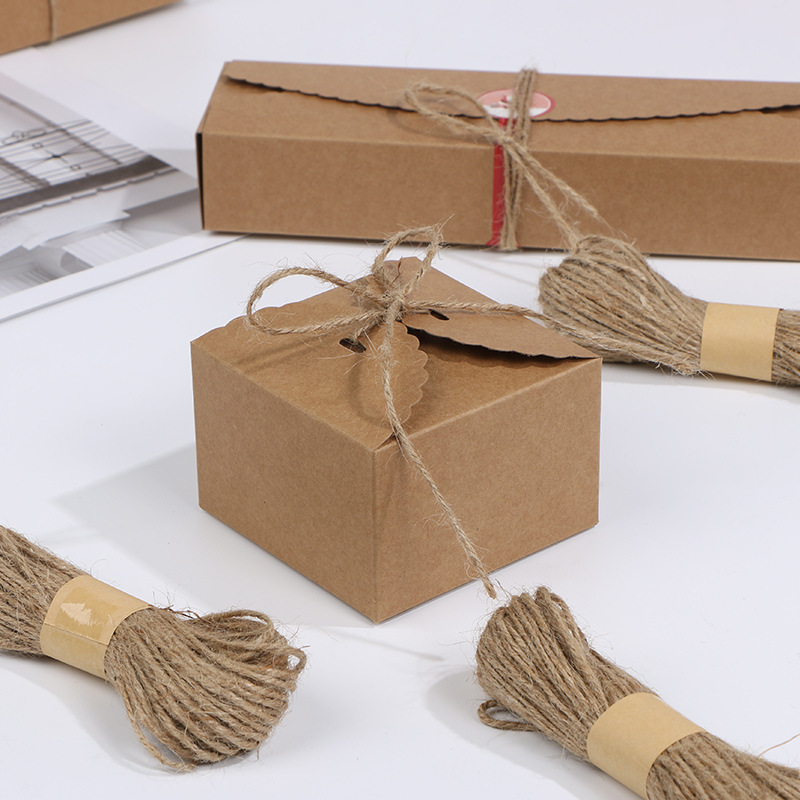 2mm cuerda de yute para hornear caja de embalaje cuerda de flejado usando cuerda de etiqueta hecha a mano pared de la foto de bricolaje línea de cuerda trenzada Vintage