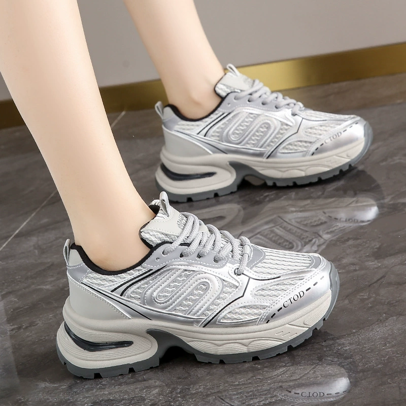 Женские тяжелые туфли dad shoes, толстая платформа, градиент, увеличение роста, размеры 35–40