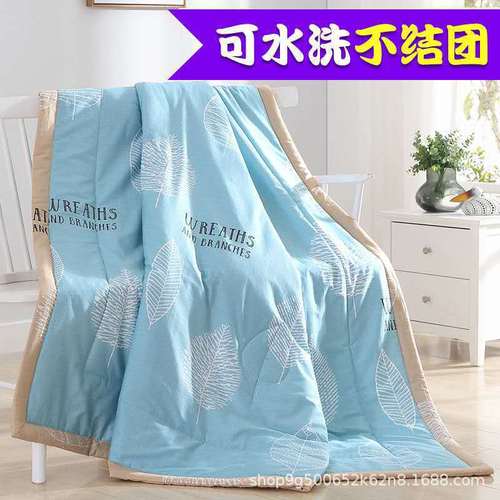 Diamond velvet summer cool quilt air-conditioned quilt children's student quilt machine washable single and double thin quilt core gift box quilt wholesale
