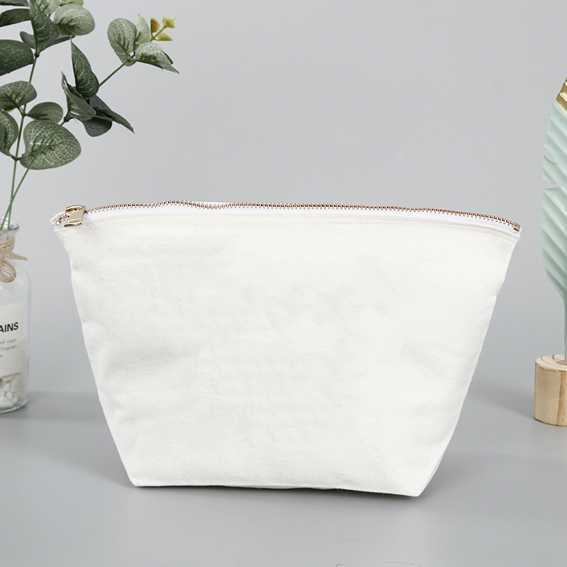 新款便携帆布母女式拉链化妆包 旅游洗漱用品全棉收纳包零钱包