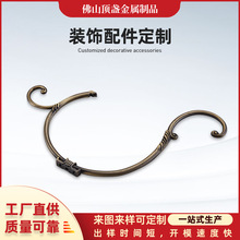 仿古青古铜色锌合金灯饰配件压铸加工压铸铝配件加工厂精密铸造