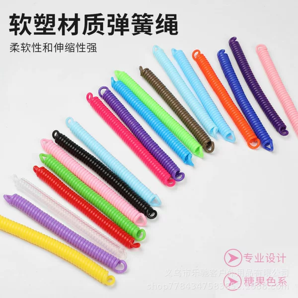 New Colorful Spring Coil Lanyard DIY Phone Cord Hand Rope Pendant Keychain Mobile Phone Case Pendant Lanyard