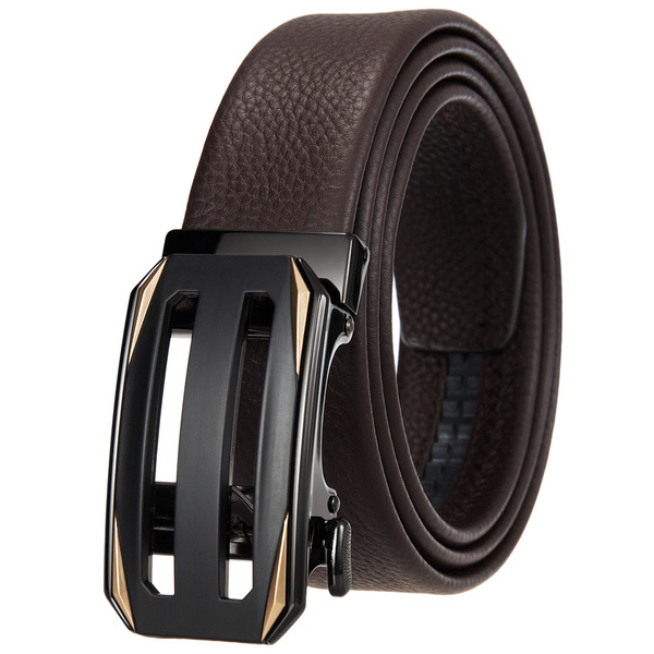 Men's leather belt