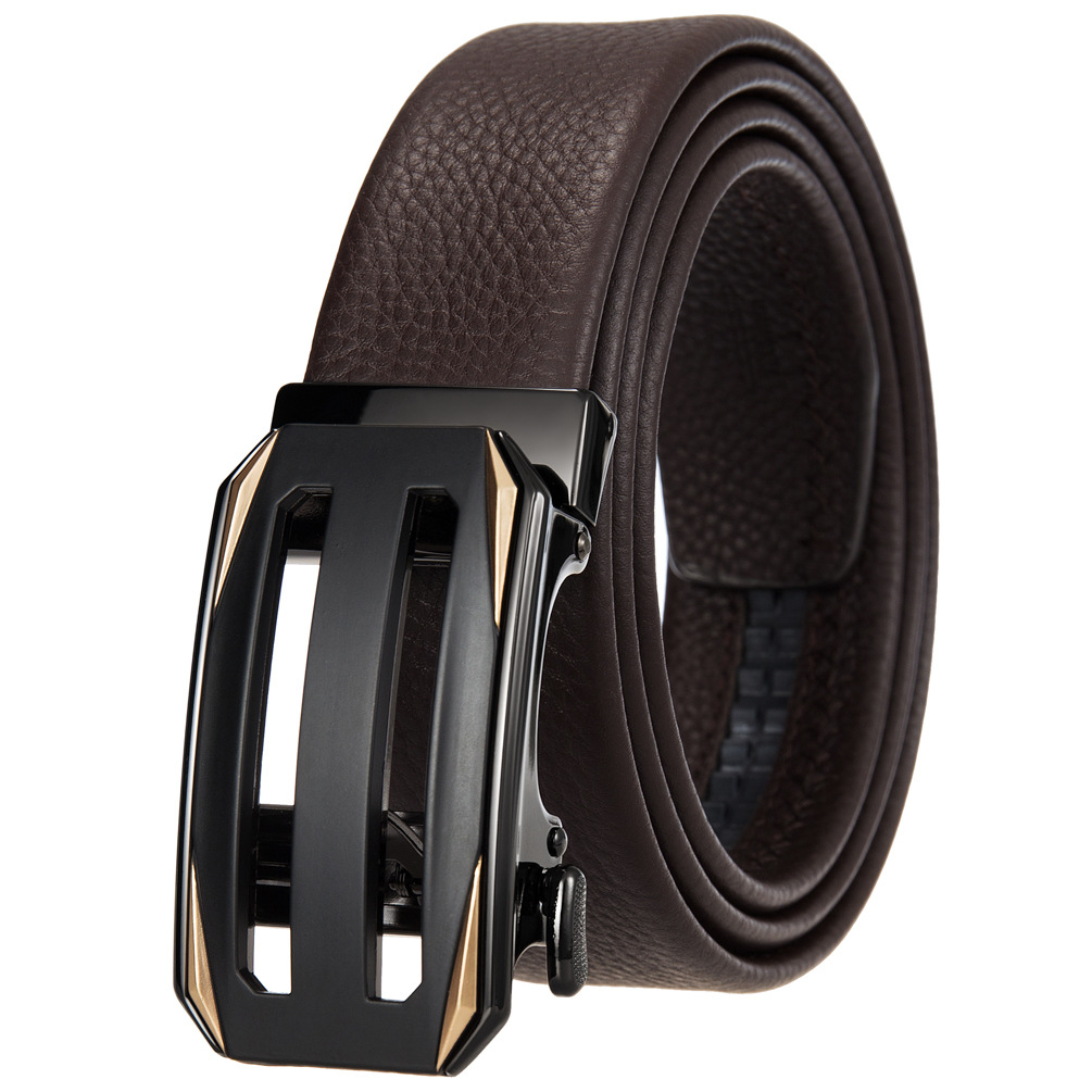 Men's leather belt