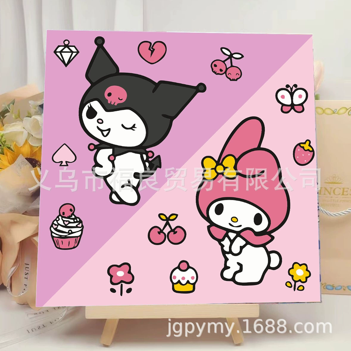 Набор алмазной мозаики DIY 30×30 см, деревянная рама, стразы и инструменты для выкладки