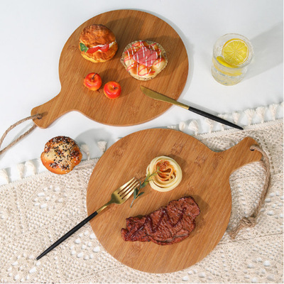 Bamboo Pizza Wooden pallets Pizza plate Sushi Tray Pizza Baking tray woodiness Tray Pizza steak Dinner plate