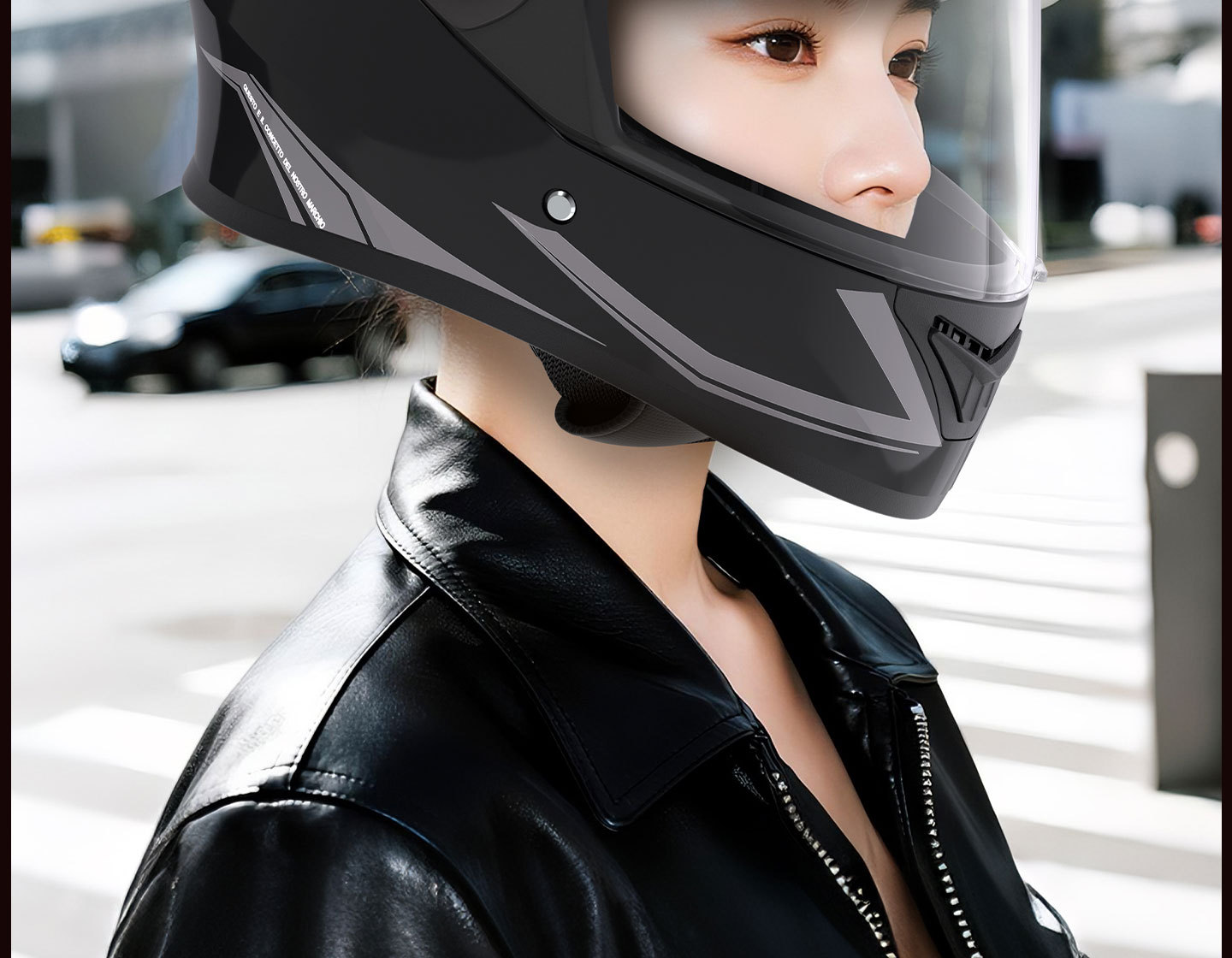 New National Standard Electric Vehicle Helmet Men's Winter Warm Full-Face Helmet Riding Motorcycle Motorcycle Women's All-Season Full-Face Helmet