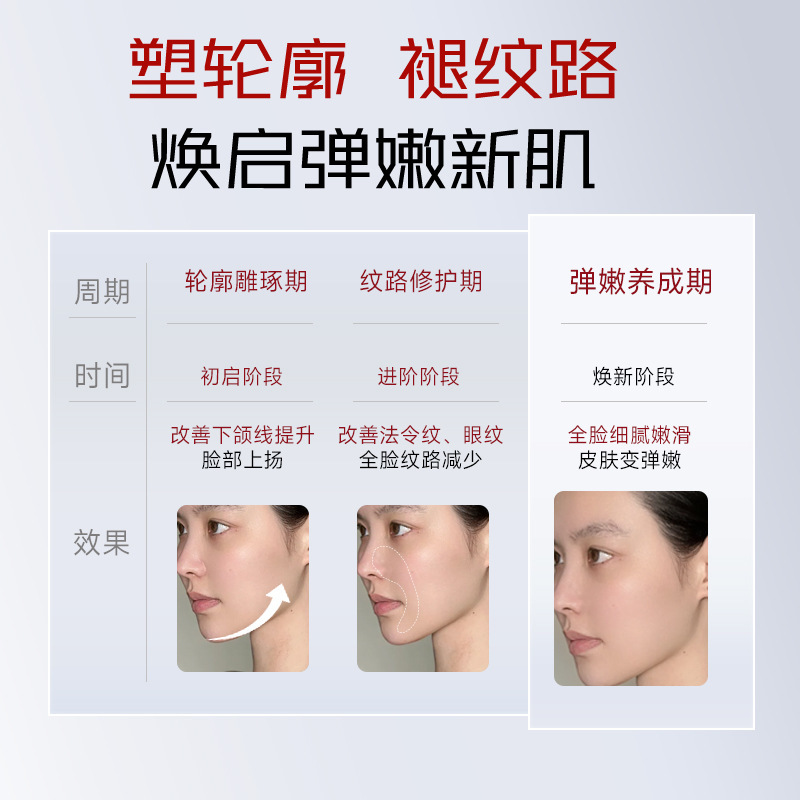 极萌同款家用美容仪面部提拉精华紧致微电流导入仪光子美容胶原炮|undefined