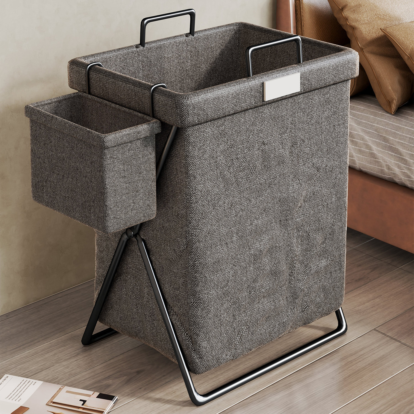 Cesta Plegable para Ropa Sucia de Gran Capacidad para Baño y Dormitorio