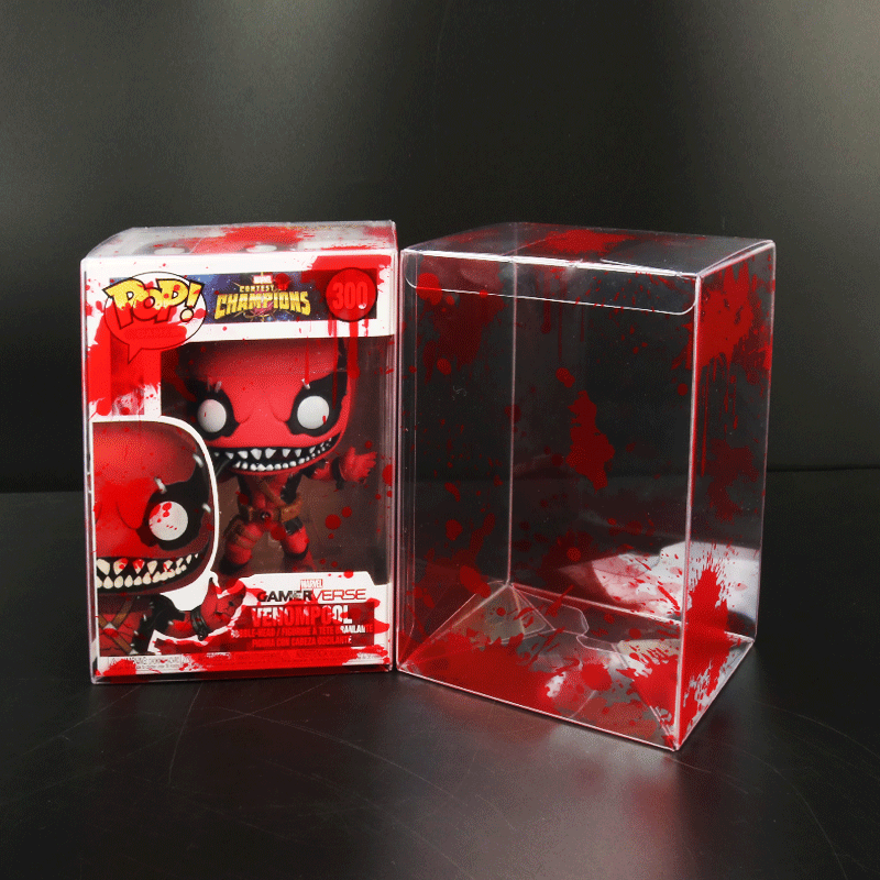 Caja de embalaje transparente de PVC a prueba de polvo para colección de figuras prefabricadas, caja protectora para Funko Pop de 4, 6 y 10 pulgadas
