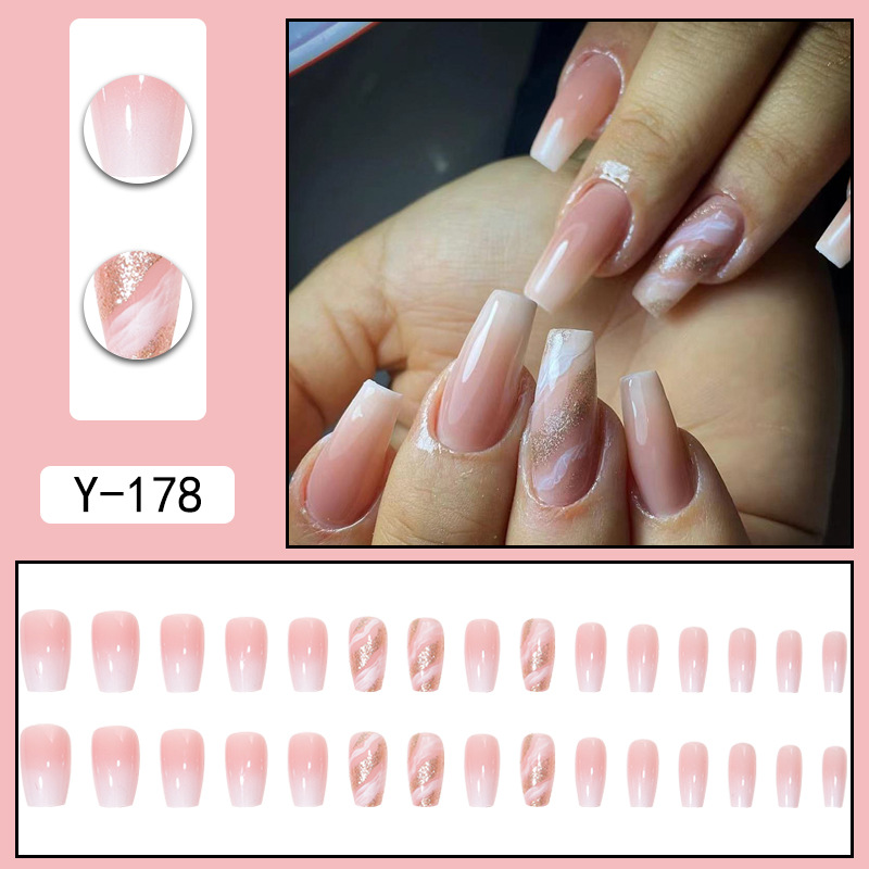 Elegant, Retro, Classic Style Style Elegant Retro Classic Style Color Block Plastic Nail Patches 1 Set
