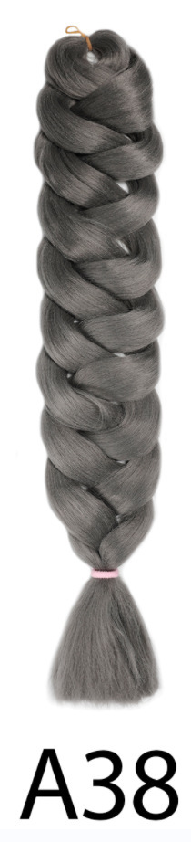 Peruca de comercio exterior fibra química africana gran trenza 165g trenza jumbo trenza cabello de alta temperatura seda trenza
