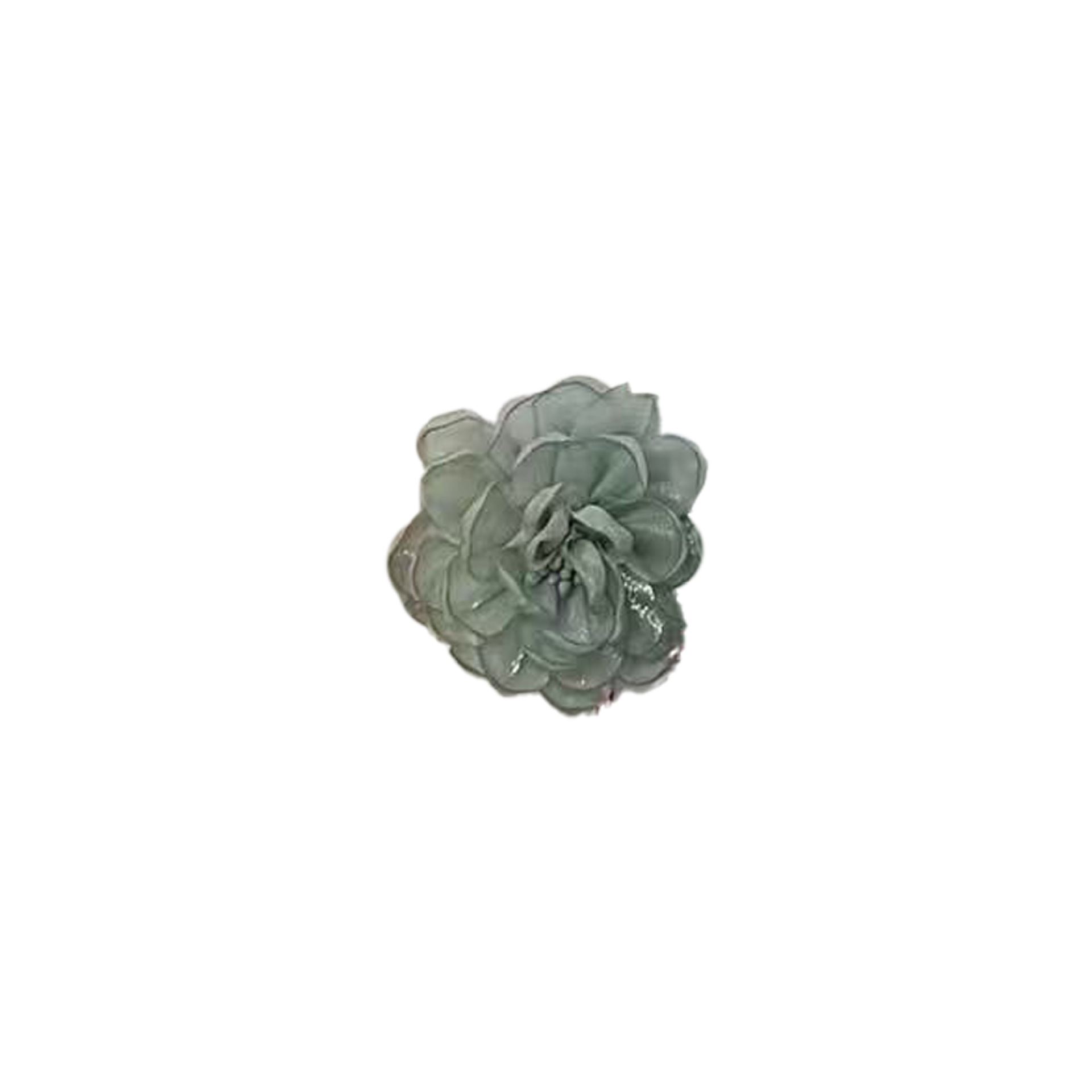 5 flores de tela de perla hermosa moda estereoscópica en blanco y negro accesorios de la habitación de tela pegada ropa bolsa accesorios para el cabello image 27