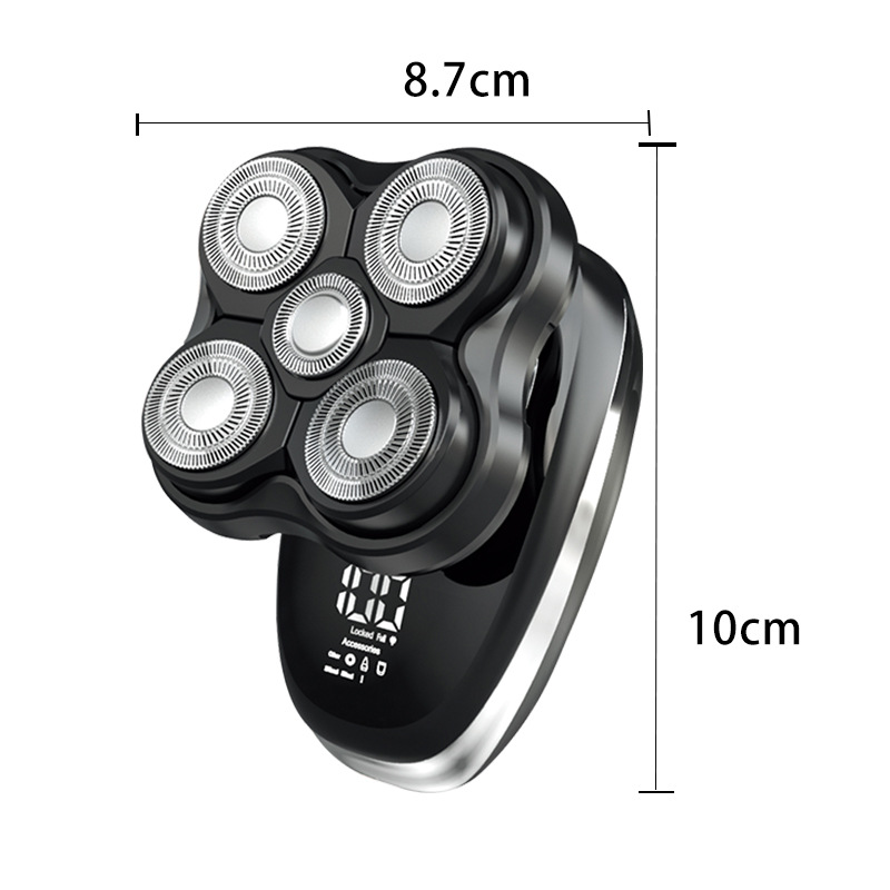 Kemei Kemei afeitador eléctrico de 5 cabezas KM-T378 afeitador eléctrico nuevo impermeable afeitador de hombre