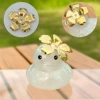 Golden five -petal flower (gel point)