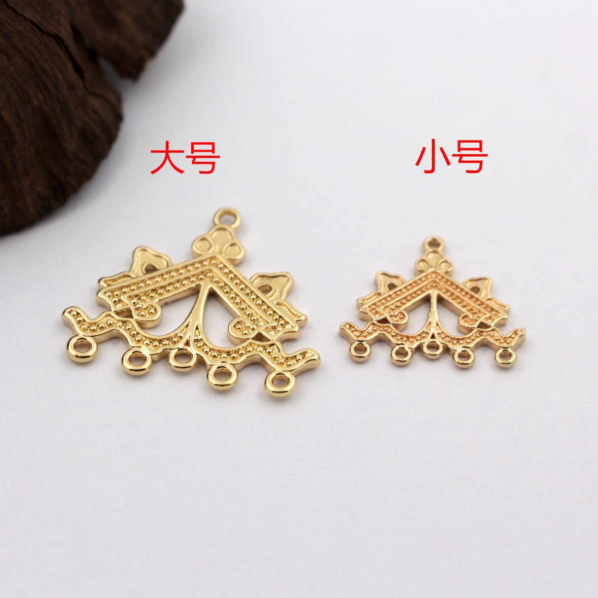 古风DIY饰品配件 铸铜流苏小挂件小吊坠发簪材料大小尺寸国风饰品