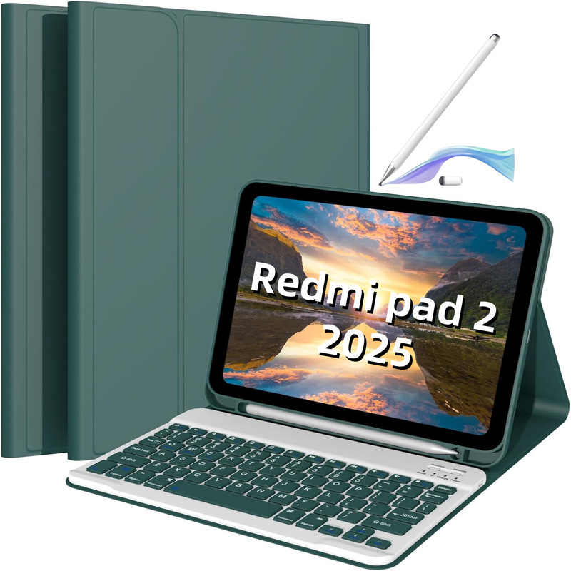 Suitable for 2025 Redmi Xiaomi Redmipad2 Tablet Protective Case Se11 Wireless Detachable Bluetooth Keyboard Suitable for 2025 Redmi Xiaomi Redmipad2 Tablet Protective Case Se11 Wireless Detachable Bluetooth Keyboard