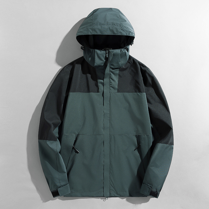 ジャケット男性秋の新商品は帽子を外すことができます。|undefined