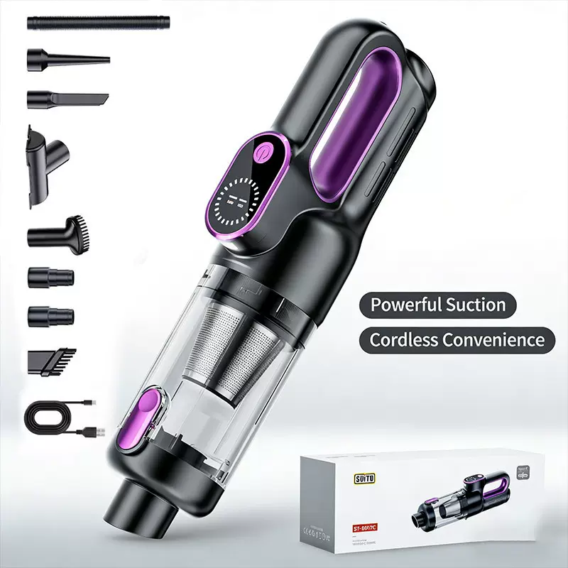 车载吸尘器车用跨境手持无线便携式汽车小型迷你吸尘器超强大功