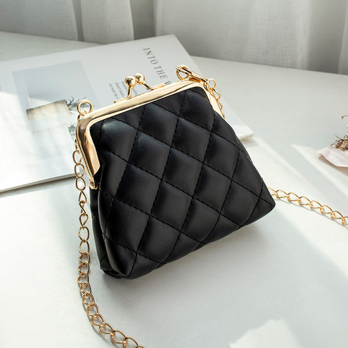 Women's Mini Wallet  New Diamond Embroidered Clip Lock Coin Purse Fresh and Cute Foreign Trade Small Wallet