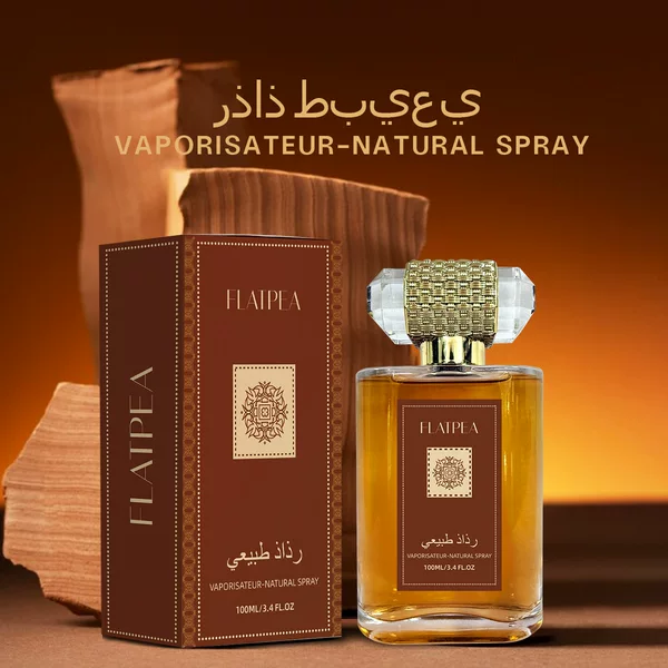 Arabian Sandalwood Men's Perfume Spray Middle Eastern Alcohol-Free Perfume Long-Lasting Fragrance 100ml Manufacturer Ready Stock