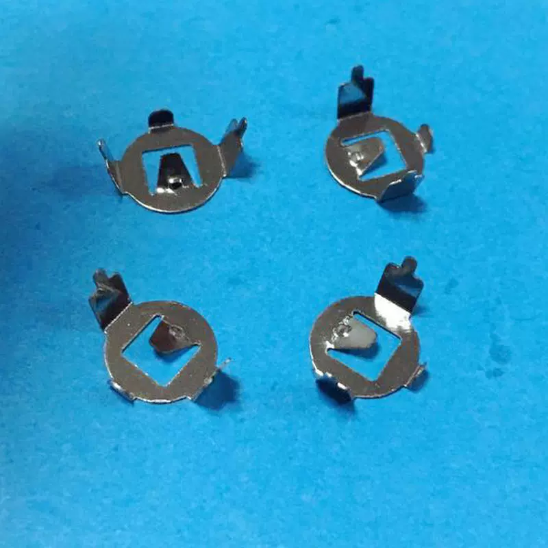 定制加工纽扣电池接触连接 AG3电池扣电池弹片 lr41电池扣电池片