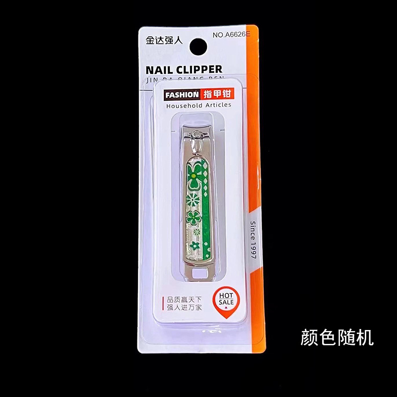 Hombre fuerte al por mayor 2025 nuevo cortaúñas de embalaje independiente grande cortaúñas diagonales cortaúñas planas