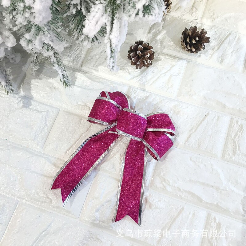 クリスマスの金の粉の蝶結びの金のネギの粉の蝶結びのクリスマスツリーの装飾品のデパートのホテルの装飾のメーカーは直接販売します。|undefined