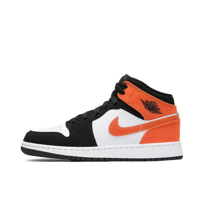 AJ1 ハイトップバスケットボールシューズカジュアルスニーカースポーツシューズ aj 男女兼用シューズ aj インバーカー煙灰パンダ黒と白の黒曜石|undefined