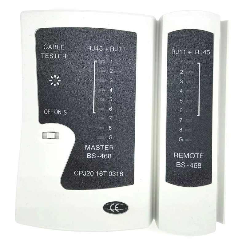Многофункциональный тестер сетевого кабеля 468 для домашнего использования, тестер кабелей RJ45/RJ11