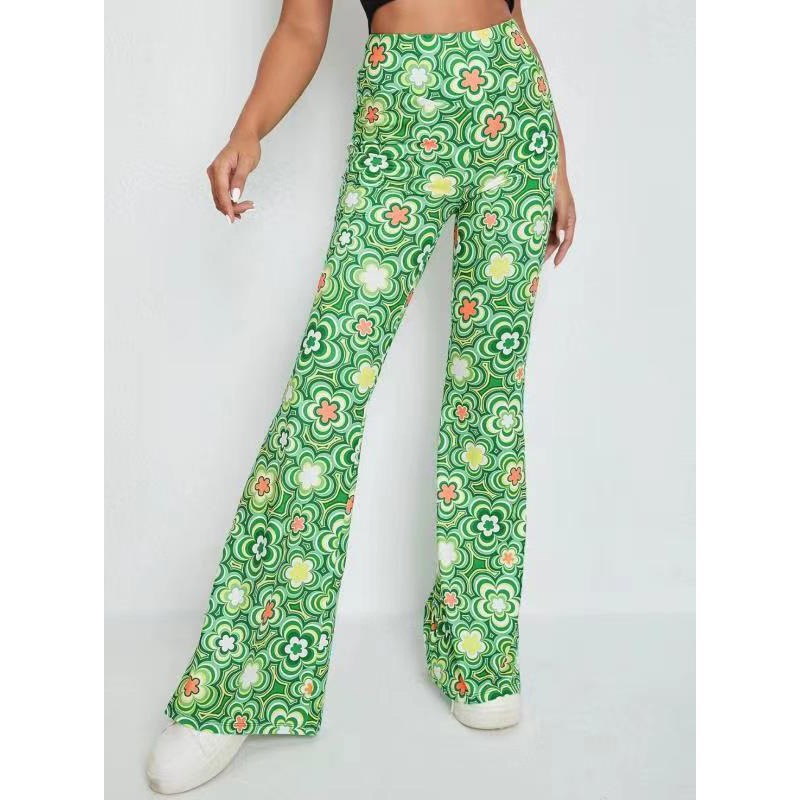 Women's Daily Street Casual Flower Full Length Printing Casual Pants display picture 2