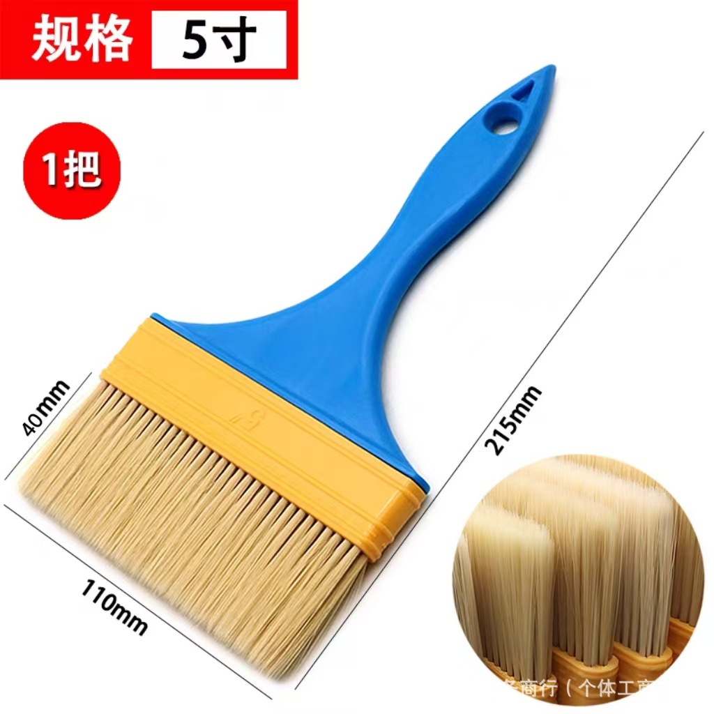 Cepillo de pintura cepillo de barbacoa cepillo de pintura cepillo de limpieza cepillo de plástico de lana suave cepillo de implante de lana nylon no pierde pelo al por mayor resistente a altas temperaturas