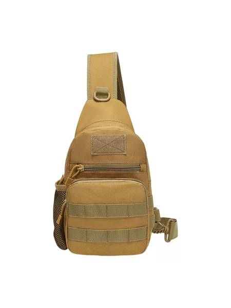 Cross-border military fan chest bag, tactical fishing chest bag, outdoor multifunctional crossbody cycling sports camouflage chest bag