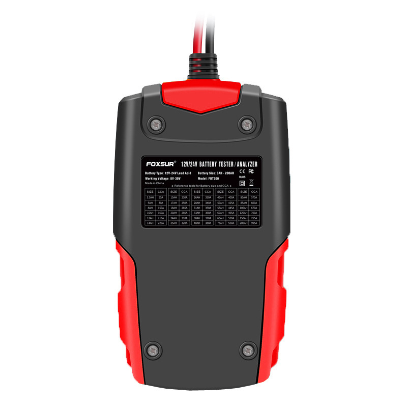 Detector de baterías de plomo - ácido 12V24V probador de baterías CCA medidor de resistencia interna analizador de baterías de automóviles