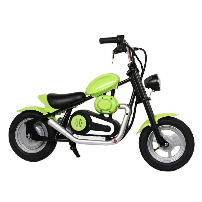 Children's Electric Motorcycle 12inch 3-Speed Electronic Vehicle 20Km Range Led Headlights Waterproof