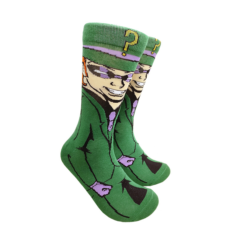 Calcetines de moda de dibujos animados de suministro de punto transfronterizo su Yu esponja bebé película hombres y mujeres calcetines de media pantorrilla