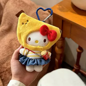 New HELLOKITTY cat plush toy keychain backpack pendant Sanrio doll toy wholesale