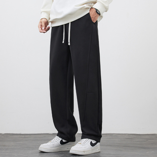 Pants Men's Spring and Autumn 2025 New Trendy Loose Scimitar Straight Sports Pants Men's Casual Pants Autumn and Winter