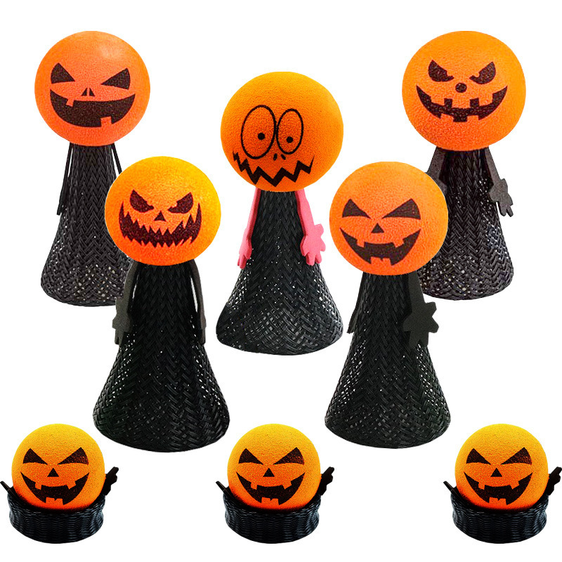 ハロウィンカボチャバウンスエルフエヴァスプリングマンバウンスマンジャンプマン子供のギフト人形卸売|undefined