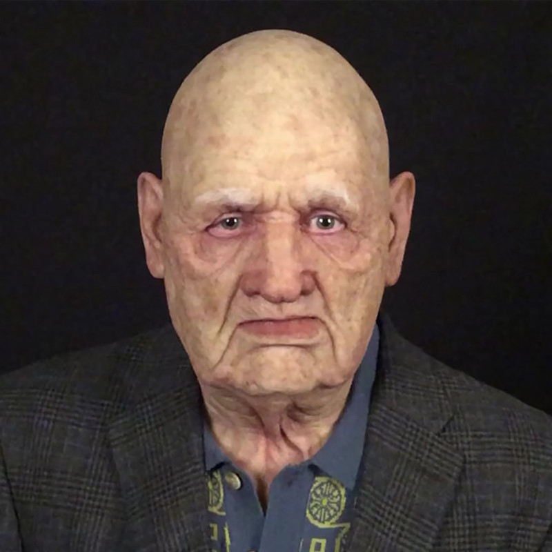 Popular Items on Independent Websites: Realistic Young Woman, Elderly Man, Grandma and Grandpa Costume Props, Label and Dropshipping Available