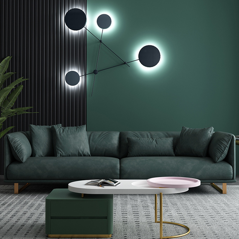 Sofá de lujo italiano de alta calidad doble triple cuatro apartamentos de hotel de vivienda pequeña sala de estar sofá