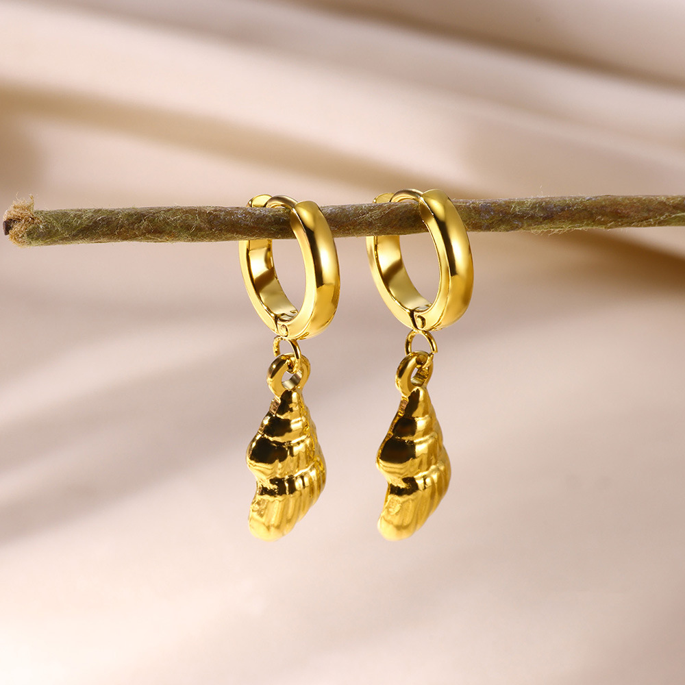 9g Weight 0.03µm-0.05µm Gold Plating Thickness PVD Coated Gold Plating Process 304 Stainless Steel Ear Needle Material Real Gold Plated Plating Material Charm Sleeper Hoop Earrings, Dangling Earrings Classification 1 Pair Quantity Holiday Occasion 304 Stainless Steel Material Solid Color Pattern All Seasons Season Women's Gender Polished Finish Vacation, Simple Style Style Waterproof Non Tarnish, Plating Craft PVD Coated Real Gold Plated Solid Color 304 Stainless Steel Vacation Simple Style Waterproof Non Tarnish Charm Sleeper Hoop Earrings Dangling Earrings 3