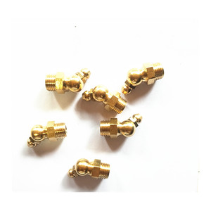 J845 Galvanized Iron Copper Curved Oil Gun Copper m Oil Nozzle M6M8 Oil Nozzle National Standard Butter Nozzle Straight Nozzle M1210G3