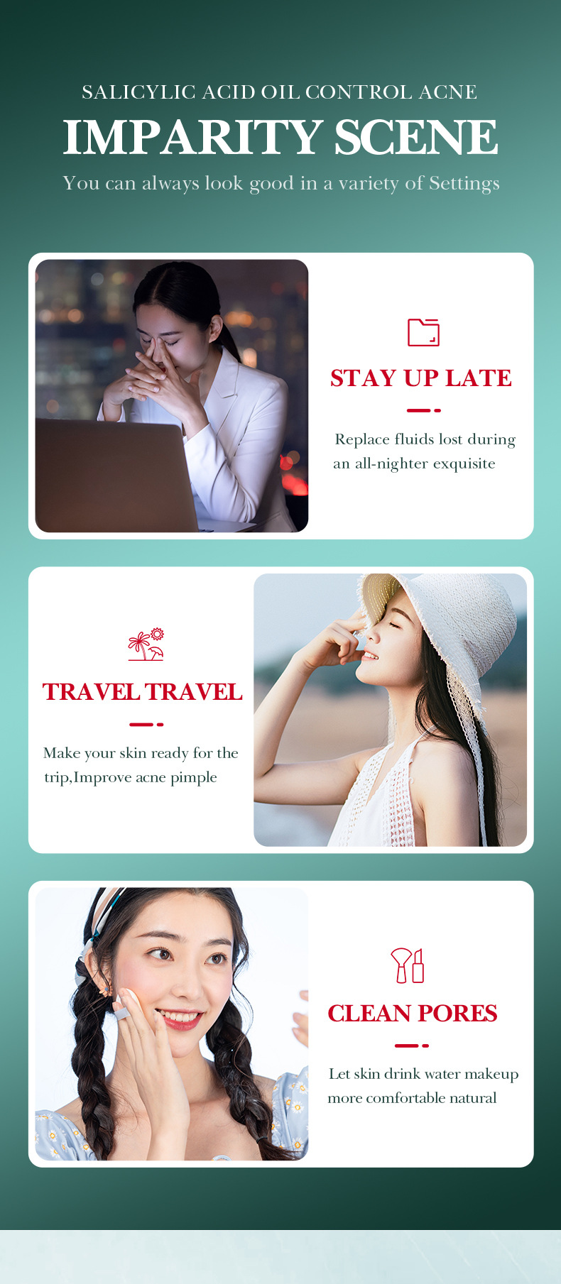 SADOER All Salicylic Acid Oil Control&Acne Removing&Repairing essence 30ml_voghion.com