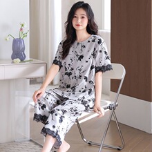�ļ�˯��Ů���޶��䳤����װ2025�����¿�100%�޿��⴩Բ��Ҿӷ�